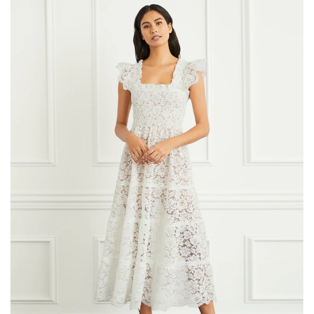 Hill House White Lace Ellie Dress
